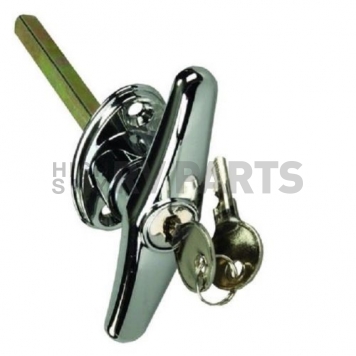 Chrome Locking T-Handle for Truck Caps/Bed Covers or Tool Boxes - 10885-3