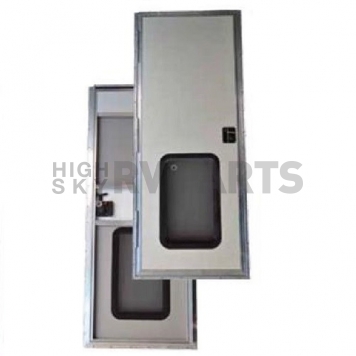 RV Entry Door Fiber Glass Skin Polar White 26 inch x 72 inchAP Products-3