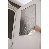 Door Window Reflective Shade 25 inch x 16 inch Silver SunShield - 45167