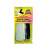 AP Products Multi Purpose Strap Black/ White  With Adhesive Backing - 3 foot 006-71