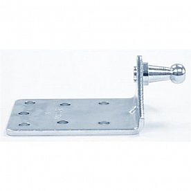 Multi Purpose Lift Support Bracket 10 Millimeter Ball Stud 3 inch Length 7 Holes Set Of 2