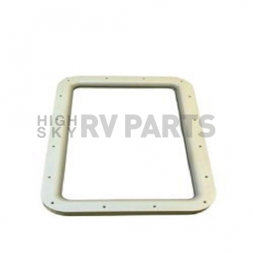 RV Entry Interior And Exterior Door Window Frame White