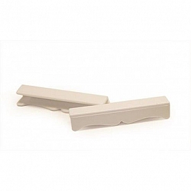 Screen Door Handle White Set of 2 Molded Plastic