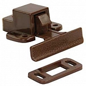 RV Cabinet Concealed Catch Positive - Brown Plastic - 70485