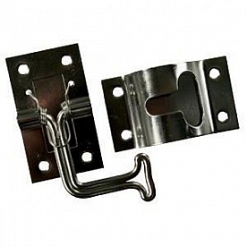 Door Catch 90 Degree T-Style Stainless Steel