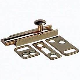Entry Door Latch 3 inch x 5/8 inch Brass Drive-In Latch Type