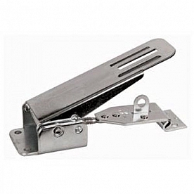 Entry Door Latch Non-Locking Fold Down Camper Latch Type Silver