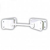 JR Products Door Catch Ball End Style Polar White Plastic 4 inch - 10465