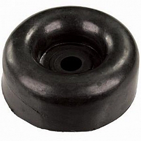 JR Products Door Stop Bumper Rubber Black 2-1/2 inch - 10715
