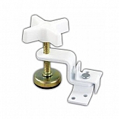 JR Products Fold-Out Bunk Clamp White