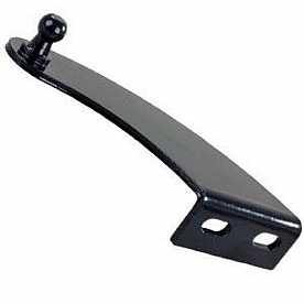 JR Products Multi Purpose Lift Support Bracket, Left Curved 10mm Ball Stud 2 Holes