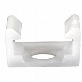 JR Products Window Curtain Type E Snap-In Glider White - Set of 14 - 81455