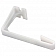 JR Products Window Curtain Retainer L-Shape White - Set of 2 - 81485