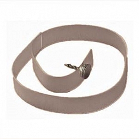 Door Catch Clear Plastic Tie Back 18 inch