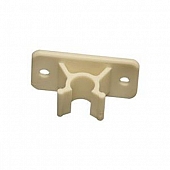 Entry Door Holder C-Clip Style Colonial White