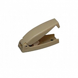 RV Designer Door Catch Round Type Beige Set Of 2 - E213