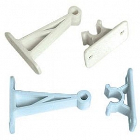 RV Entry Door Holder C-Clip Type White 5-1/2 inch