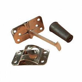 RV Entry Door Holder T-Style Silver 3-3/4 inch
