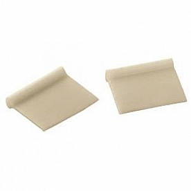 RV Designer Glider for Internal Curtain Track Part Numbers A206/ A206W (Ceiling Track) White - Set Of 14 - A118