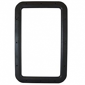 Valterra RV Entry Door Window Interior Frame - 15-3/4 inch x 24-3/4 inch Black 