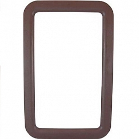 Valterra RV Entry Door Window Exterior Frame - 15-3/4 inch x 24-3/4 inch Brown 