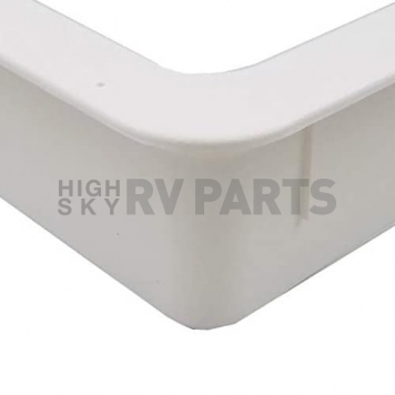 Heng's Roof Vent Trim Ring 14 inch x 14 inch x 2-1/8 Inch Vertical Leg with Radius Corners - White - 90091B -2