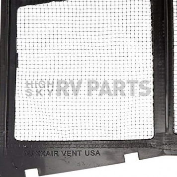 MaxxAir Roof Vent Cover Fan/ Mate Bug Screen - White/Black 00-955202 -1