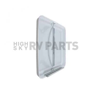 Ventline Roof Vent Lid Old Style Round Profile Continuous Hinge White - BV0554-01-9