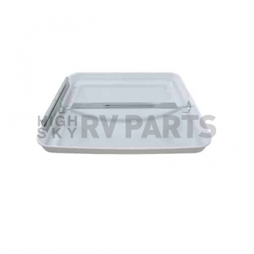 Ventline Roof Vent Lid Old Style Round Profile Continuous Hinge White - BV0554-01-1