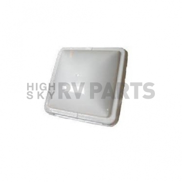 Ventline Roof Vent Lid Old Style Round Profile Continuous Hinge White - BV0554-01-3