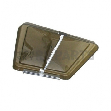 Ventline Roof Vent Lid Old Style Round Profile Continuous Hinge - Smoke - BV0554-03-2
