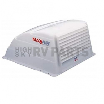 MaxxAir Roof Vent Cover Vented On One Side Polyethylene White - 00-933066-1