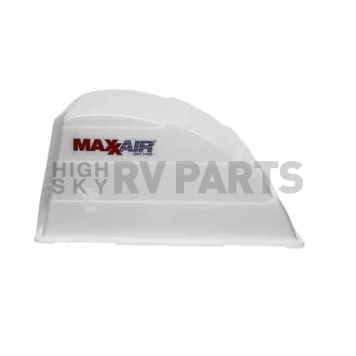 MaxxAir Roof Vent Cover Vented On One Side Polyethylene White - 00-933066-5