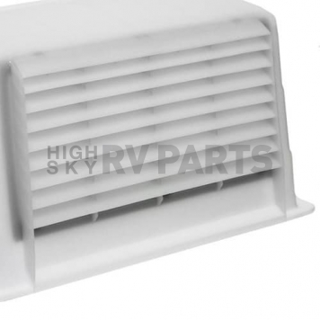MaxxAir Roof Vent Cover Vented On One Side Polyethylene White - 00-933066-6