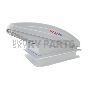 MaxxFan Deluxe Roof Vent Manual Opening with Thermostat - White 00-05100K -3