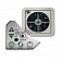 MaxxFan Deluxe Roof Vent Manual Opening 4 Speed Fan - Smoke  00-06401K 