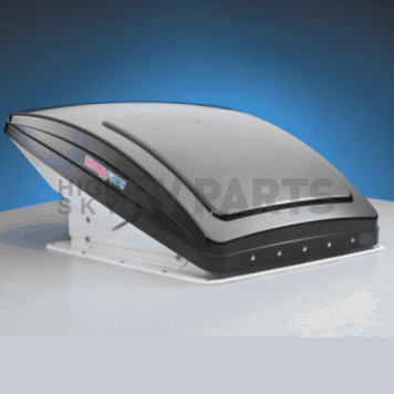 MaxxFan Deluxe Roof Vent Manual Opening 4 Speed Fan - Smoke  00-06401K -6