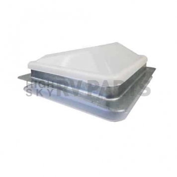 Ventline Roof Vent Manual Opening without Fan with White Lid - V2092SP-28-8