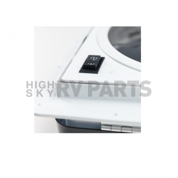 Dometic Fan-Tastic Roof Vent Model 1200 - Power White with Smoke Lid - 801200 -4