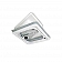 Ventline Roof Vent Manual Opening without Fan with White Lid - V2092-501-00