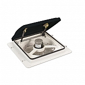 MaxxAir MaxxFan Roof Vent Manual Opening 4 Speed - Smoke - 00A04401K 