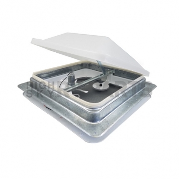 Ventline Power Roof Vent Manual Opening with White Lid - V2094SP-30