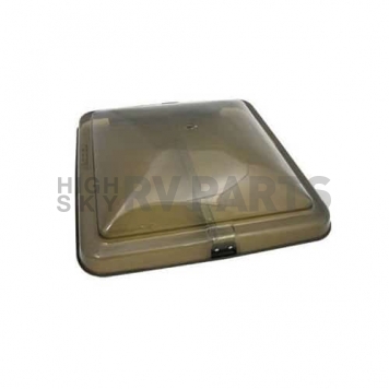 Ventline Roof Vent Lid Old Style Round Profile Continuous Hinge - Smoke - BV0554-03