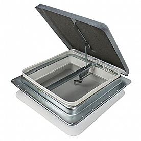 Ventline Roof Vent Manual Opening without Fan Metal Lid - V2110-501-00