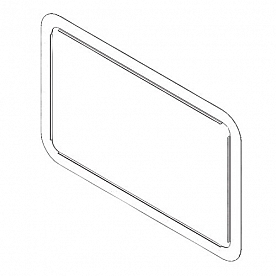 Dometic Furnace Large Door Bezel for 8900 Series White - 32423