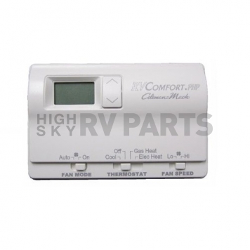 Coleman Mach Two Stage Wall Thermostat, Digital Readout, White - 6536A3351