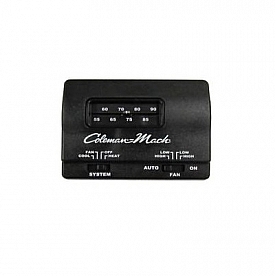 Coleman Mach Wall Thermostat Analog - Cool Only - Black - 7330-3861