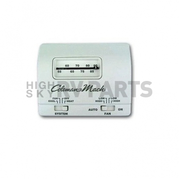 Coleman Mach Wall Thermostat Analog - Heat/Cool - White - 7330G3351