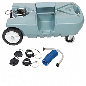 Tote-N-Stor Portable Waste Holding Tank 25 Gallon White - 20123