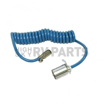 Blue Ox Trailer Wiring Connector Adapter 7-Way Blade to 6-Way Pin - BX88206 -3